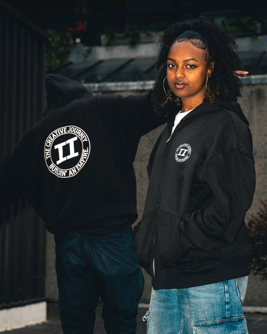 “Buildin’ An Empire” Zip Up Hoodie (With Backpiece)